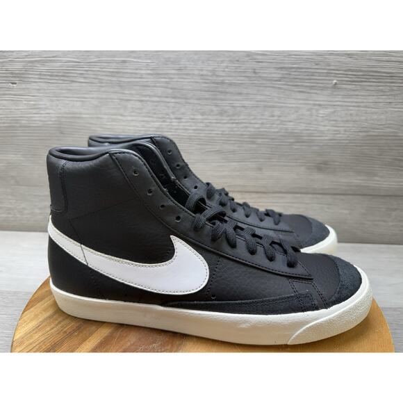 Nike Mens Blazer Mid 77 BQ6806-002 Black Casual Shoes Sneakers Size 10 - Picture 1 of 8